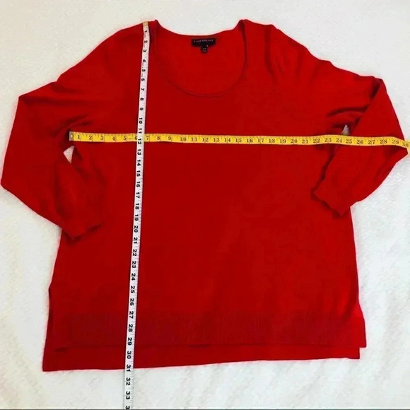 Lane Bryant Pullover Sweater Red Size 18/20 - Picture 5 of 13
